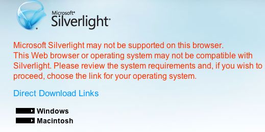 Silverlightの取得